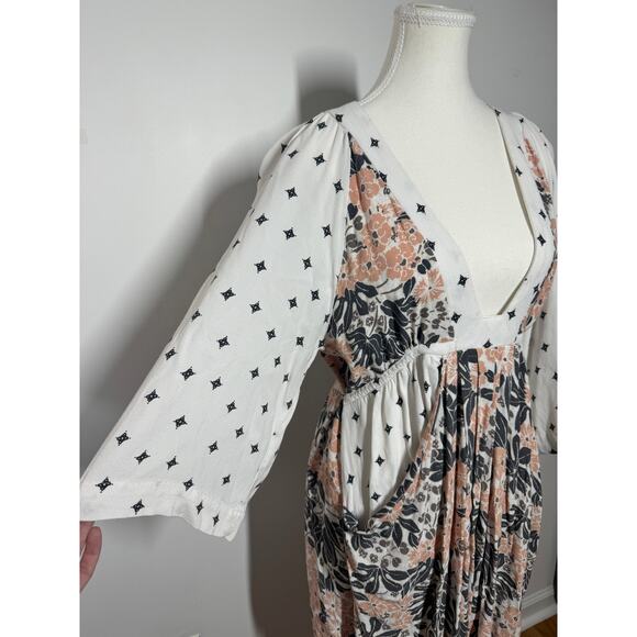 Free People White and Black Mini Dress - Picture 4 of 7